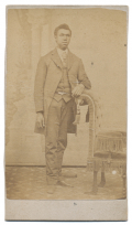 CDV OF AFRICAN-AMERICAN MAN FROM PITTSBURGH