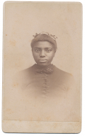 CDV OF AFRICAN-AMERICAN WOMAN FROM FORT WORTH
