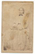 CDV OF AFRICAN-AMERICAN WOMAN