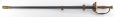1860 STAFF SWORD BY EMERSON & SILVER, SOLD THROUGH EVANS & HASSALL