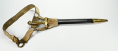 US 1832 PATTERN 1844 DATED ARTILLERY SHORT SWORD AND DINGEE MARKED BELT