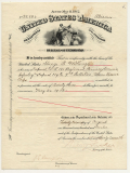 PENSION DOCUMENT FOR ALONZO A. MCKENZIE, 140TH PENNSYLVANIA INFANTRY – WOUNDED AT GETTYSBURG!