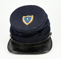 CIVIL WAR PRIVATELY PURCHASED FORAGE CAP WITH 23rd CORPS BADGE