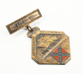 1926 BIRMINGHAM UCV BADGE OF JOHN W. ASHCRAFT, TENNESSEE CAVALRY