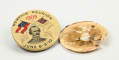 1909 MEMPHIS REUNION UCV CELLULOID BUTTON OF JOHN W. ASHCRAFT, TENNESSEE CAVALRY