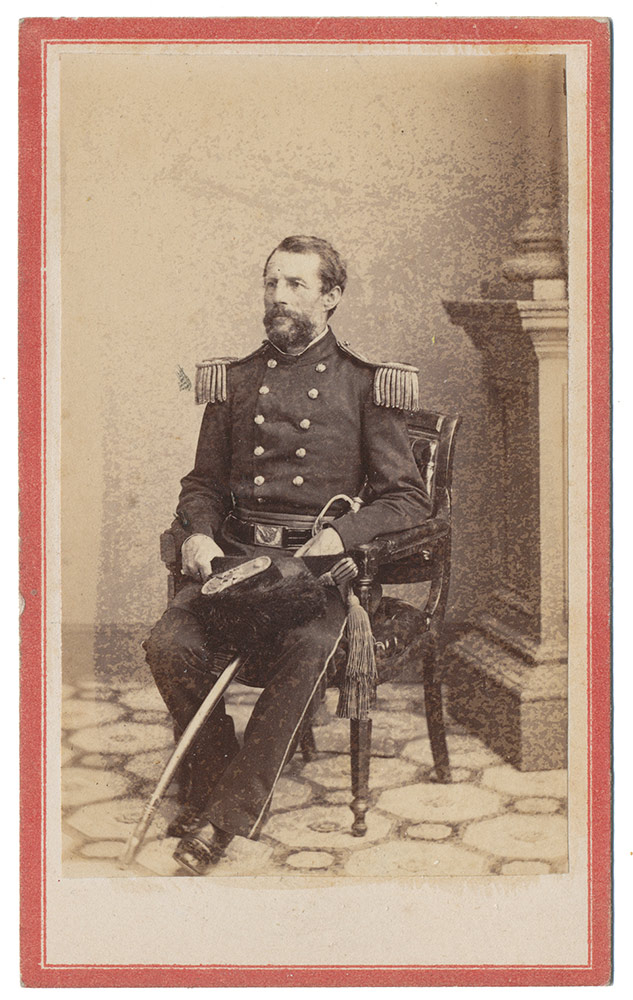 FULL SEATED CDV OF GENERAL ERASMUS D. KEYES