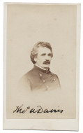 SIGNED BUST VIEW OF 16TH NEW YORK COLONEL AND LATER MAJOR GENERAL THOMAS A. DAVIES