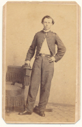 CDV OF T.J. WHITE, WASHINGTON ARTILLERY OF NEW ORLEANS