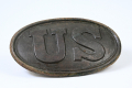 US CARTRIDGE BOX PLATE FROM FIRST MANASSAS, EX-SYD KERKSIS