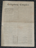 GETTYSBURG COMPILER NEWSPAPER FROM MARCH OF 1906-ARTICLE ON CONFEDERATE DEAD