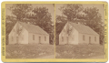 STEREO VIEW OF THE DUNKER CHURCH AT ANTIETAM