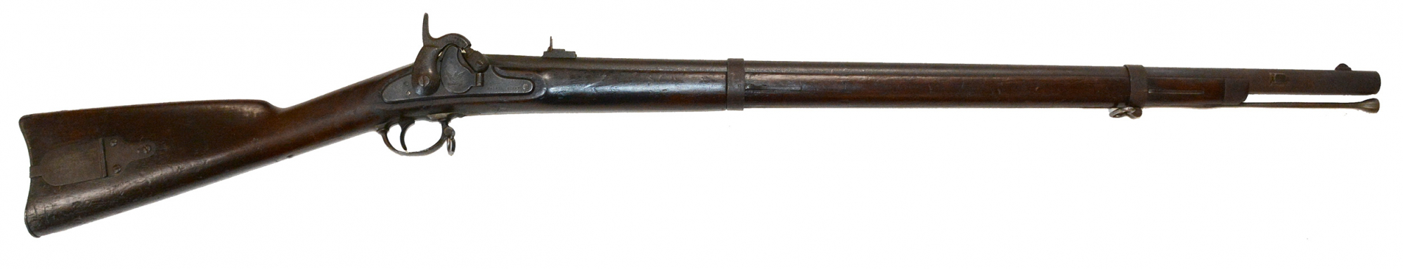 SCARCE 1858 LOCK-DATED US MODEL 1855 TYPE 5 HARPERS FERRY RIFLE