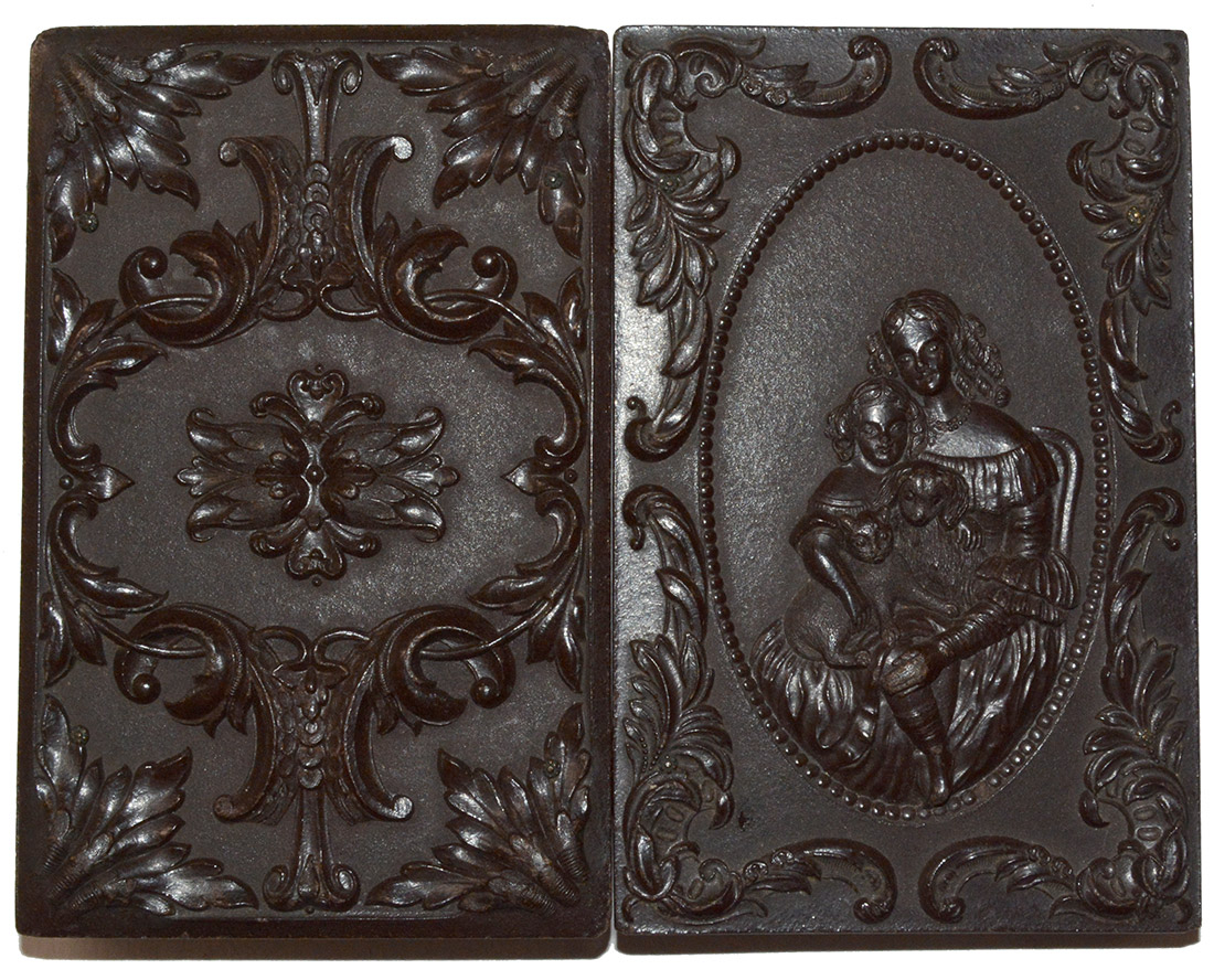 EMPTY DOUBLE NINTH-PLATE “UNION” PHOTOGRAPH CASE