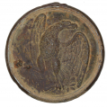 RELIC U.S. M1826 EAGLE BREAST PLATE FROM TANEYTOWN ROAD, GETTYSBURG, KEN BREAM COLLECTION