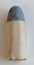 .45 CALIBER PAPER PATCHED HEXAGONAL WHITWORTH BULLET
