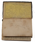 CIVIL WAR PERIOD NEW TESTAMENT SIGNED BY A REBEL OF THE 66th NC AND A YANKEE FROM THE 85th PA 