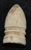 DROPPED CONFEDERATE .58 CALIBER MINIE BALL RECOVERED AT GETTYSBURG