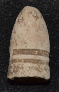 DROPPED CONFEDERATE .58 CALIBER MINIE BALL RECOVERED AT GETTYSBURG