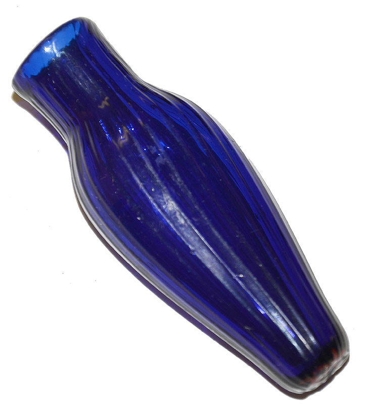 BLUE SCENT BOTTLE C. 1770-1810
