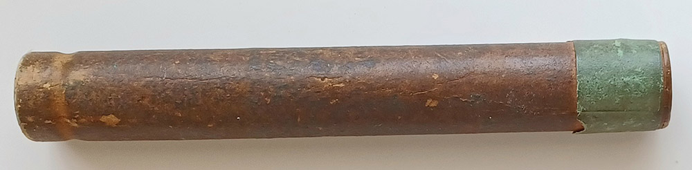 SCARCE .45 CALIBER CARDBOARD “TUBE” CARTRIDGE FOR WHITWORTH & KERR RIFLES