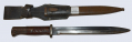 WORLD WAR 2 GERMAN K98 BAYONET WITH SCABBARD AND FROG