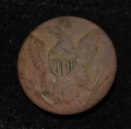 US ENLISTEDMAN’S GENERAL SERVICE EAGLE JACKET BUTTON RECOVERED ON THE SHERFY FARM AT GETTYSBURG