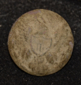 US ENLISTEDMAN’S GENERAL SERVICE EAGLE JACKET BUTTON RECOVERED ON LITTLE ROUND TOP AT GETTYSBURG