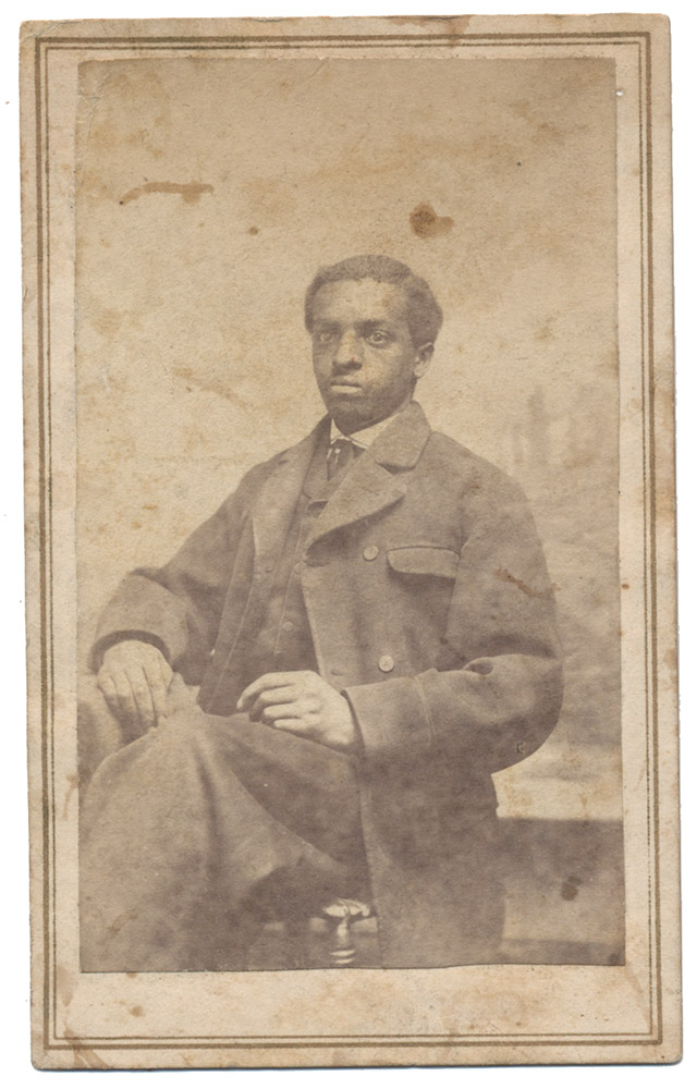 CDV OF AFRICAN-AMERICAN MAN