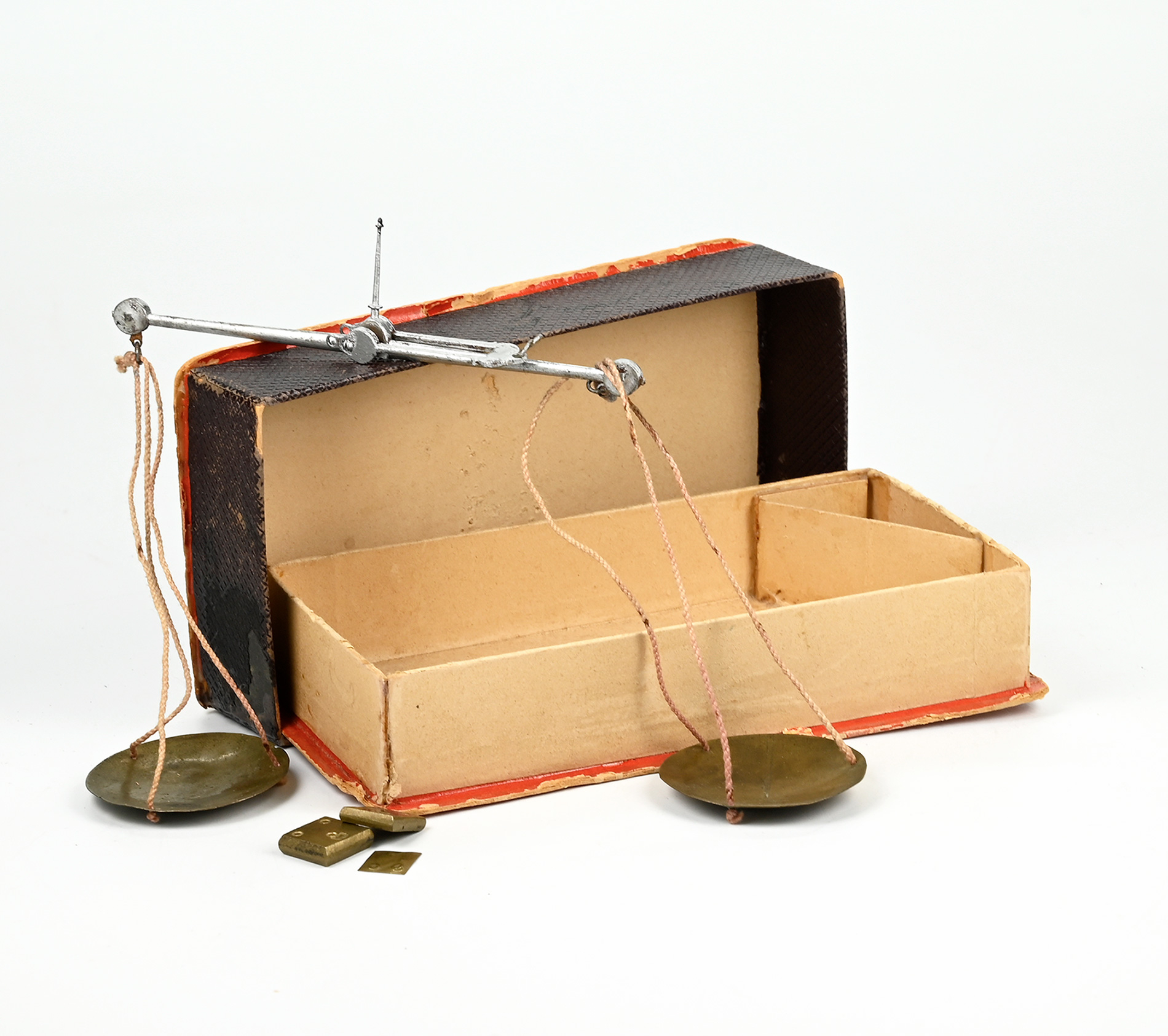 1800s GOLD SCALES IN BOX
