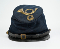 L.J. & I. PHILLIPS FORAGE CAP WITH INFANTRY HORN AND COMPANY G INSIGNIA