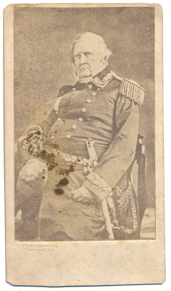 CARTE DE VISITE—LIEUT. GEN. WINFIELD SCOTT 