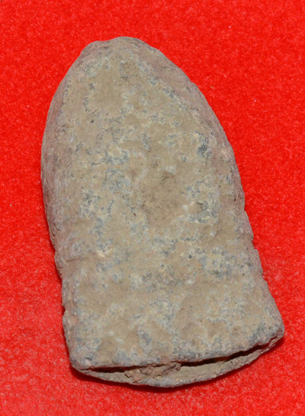 US MINIE BALL MADE INTO A POKER CHIP, RECOVERED AT GETTYSBURG BY JOHN CULLISON