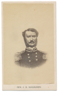 CDV BUST LITHOGRAPH OF CONFEDERATE GENERAL JOHN BANKHEAD MAGRUDER