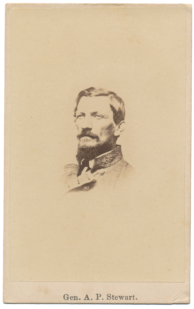 BUST VIEW OF CONFEDERATE GENERAL ALEXANDER P. STEWART