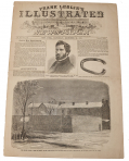 FRNK LESLIE’S ILLUSTRATED FOR DECEMBER 1859-SPECIAL FOLD OUT PRINT OF EXECUTION OF JOHN BROWN RAIDERS COOK & COPPOC