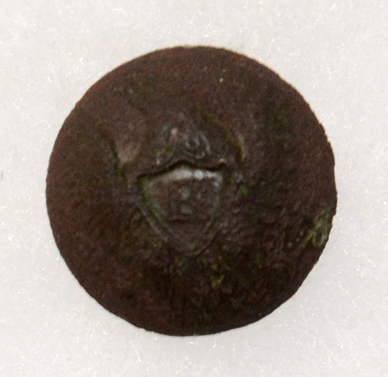 U.S. RIFLEMAN’S CUFF BUTTON FROM GETTYSBURG, KEN BREAM COLLECTION