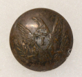 SILVER EAGLE “I” OFFICER’S COAT BUTTON