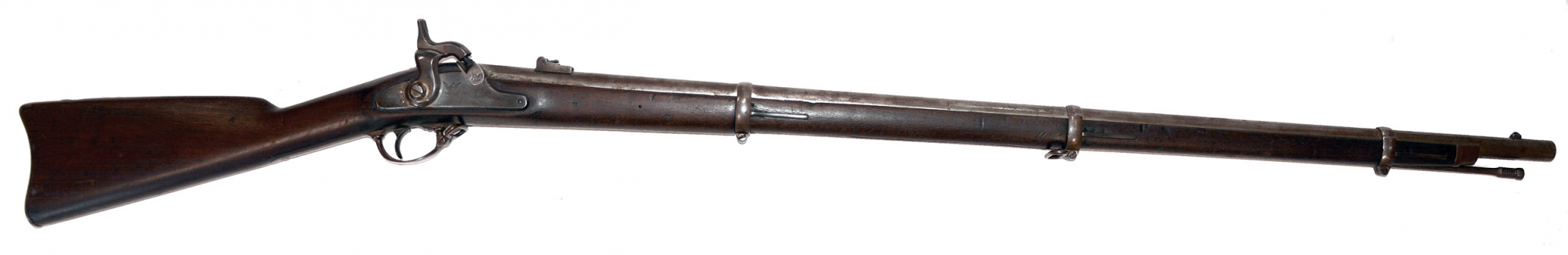 MODEL 1863 SPRINGFIELD MUSKET TYPE II DATED 1863  WITH ENFIELD RAMROD