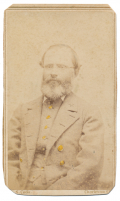 CDV OF DAVID B. HARRIS, CONFEDERATE ENGINEER