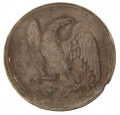 PATTERN 1826 EAGLE BREAST PLATE RECOVERED ON THE 1ST DAY’S FIELD AT GETTYSBURG – KEN BREAM COLLECTION
