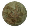 US EAGLE COAT BUTTON RECOVERED AT 1ST CORPS HOSPITAL SITE, GETTYSBURG – KEN BREAM COLLECTION