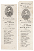 1864 UNION DEMOCRATIC PRESIDENTIAL TICKET - MCCLELLAN AND PENDLETON; DARKE COUNTY, OHIO