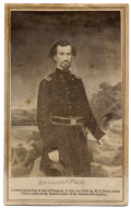 CDV OF FELIX K. ZOLLICOFFER PORTRAIT IN FEDERAL UNIFORM