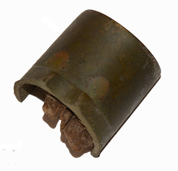 RELIC P1853 ENFIELD NOSE CAP RECOVERED AT GETTYSBURG – STANLEY WOLF COLLECTION