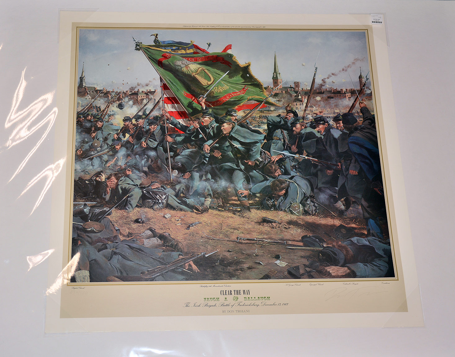 MUCH SOUGHT AFTER DON TROIANI IRISH BRIGADE PRINT “CLEAR THE WAY”
