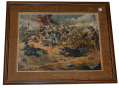 FRAMED DON TROIANI PRINT TITLED “REBEL YELL”