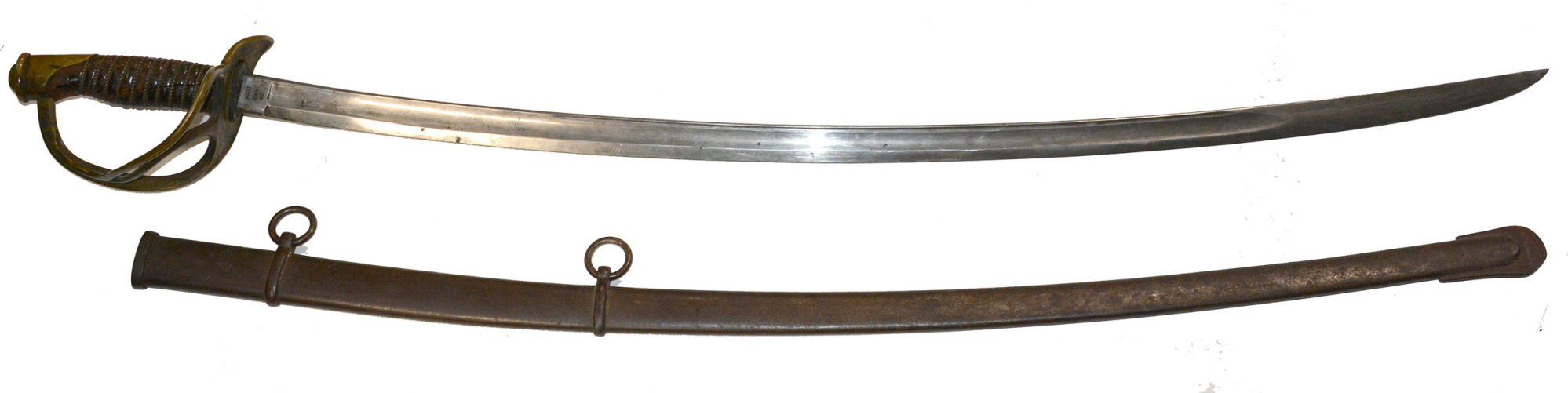 AMES MODEL 1860 LIGHT CAVALRY SABER DATED 1864