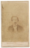 CDV OF SOLON L. COLEMAN, 4TH ALABAMA INFANTRY, WOUNDED AT FREDERICKSBURG