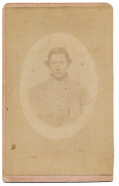 CDV OF UNIDENTIFIED CONFEDERATE SOLDIER