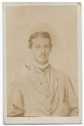 UNIDENTIFIED CDV OF CONFEDERATE PRIVATE